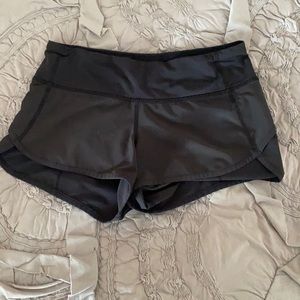 Black lululemon shorts, Size 2, Good condition
